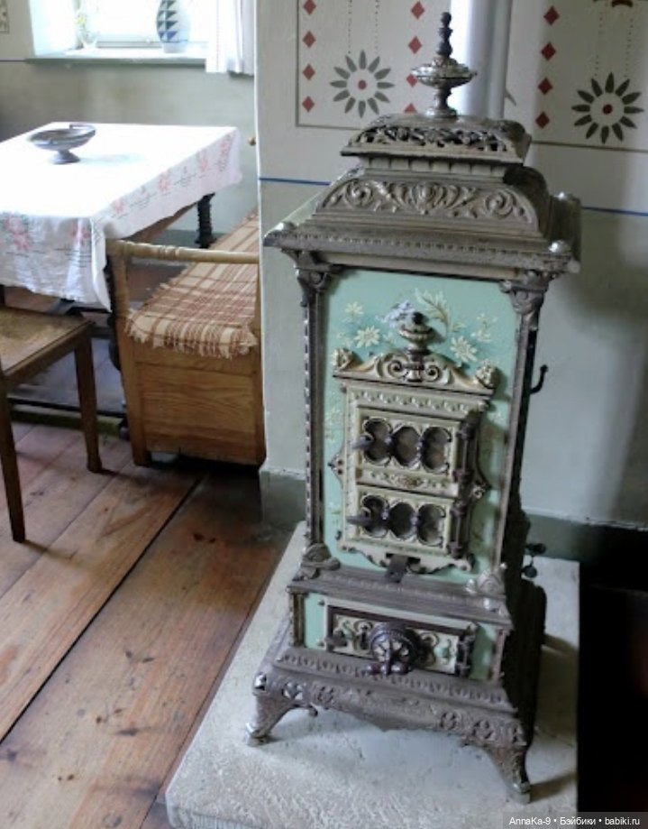 Антикварные печи для кукольных домиков