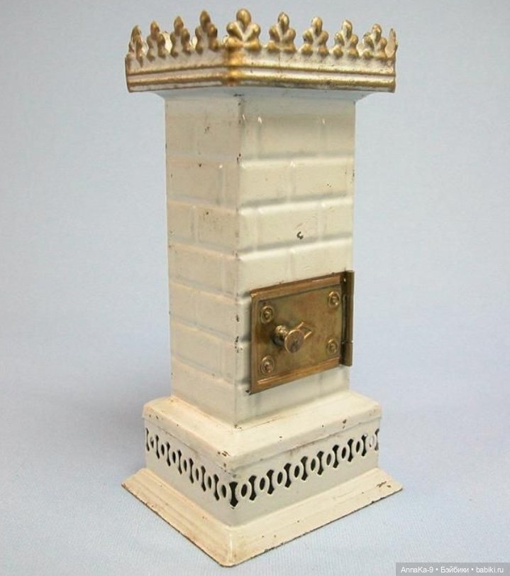 Антикварные печи для кукольных домиков