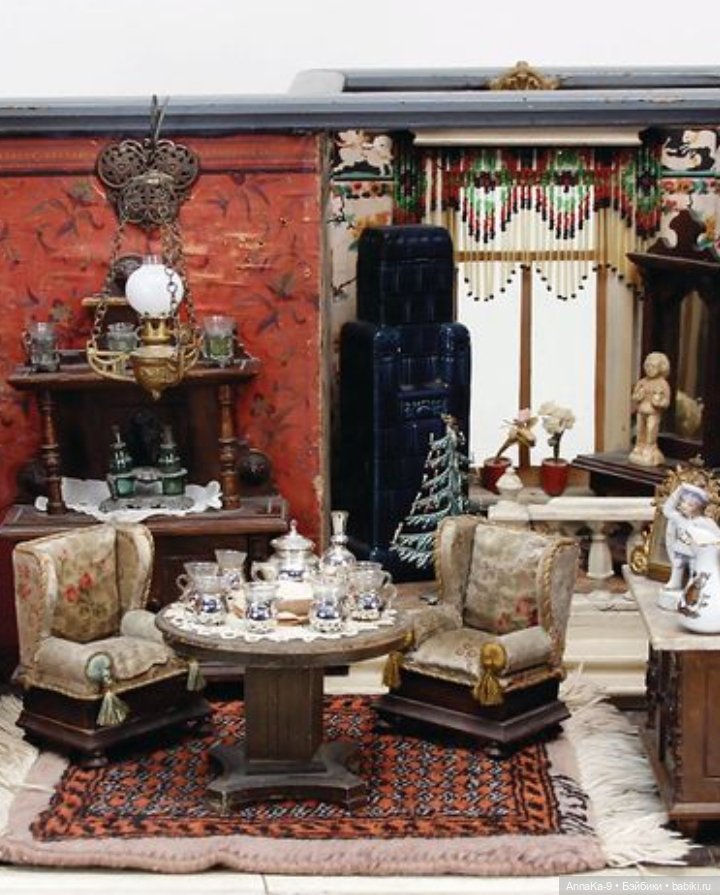 Антикварные и винтажные кукольные печи из керамики