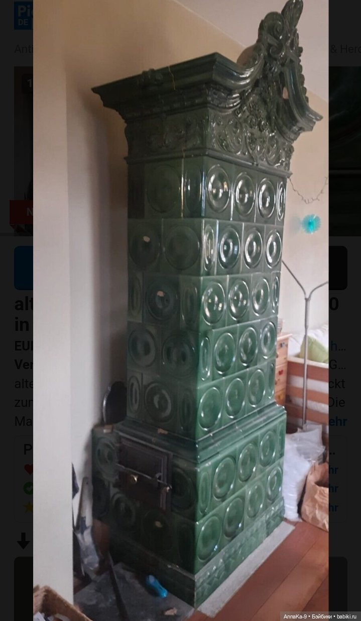 Антикварные и винтажные кукольные печи из керамики