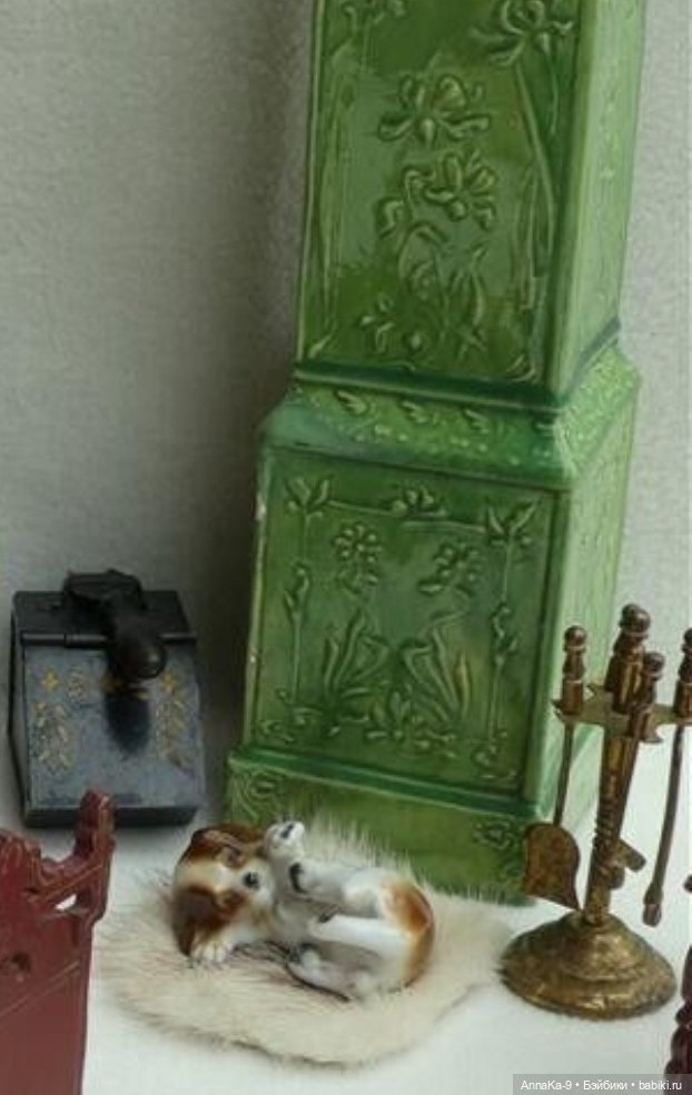 Антикварные и винтажные кукольные печи из керамики