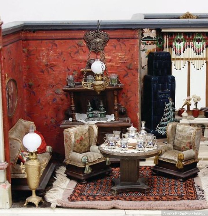 Антикварные и винтажные кукольные печи из керамики
