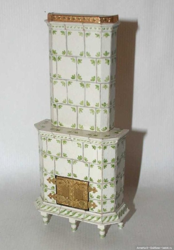 Антикварные и винтажные кукольные печи из керамики