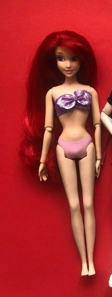 Преображение Ариэль — Ремонт и реставрация кукол: тело (фото 2)