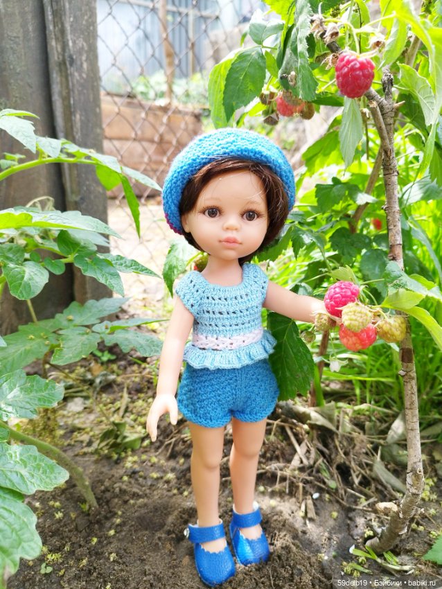 Спеет на даче малина 🥙 — Одежда и обувь для кукол своими руками: фото (фото 3)