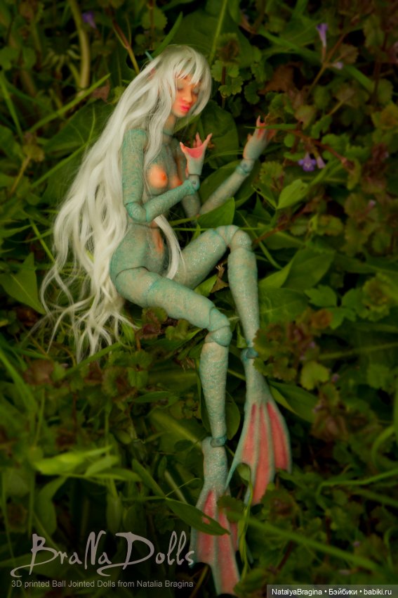 Новые русалки 4 — Авторские шарнирные куклы своими руками: лепка (фото 10)