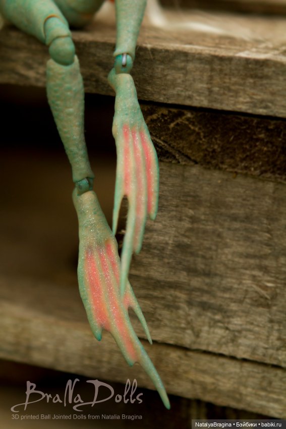 Новые русалки 4 — Авторские шарнирные куклы своими руками: лепка (фото 3)
