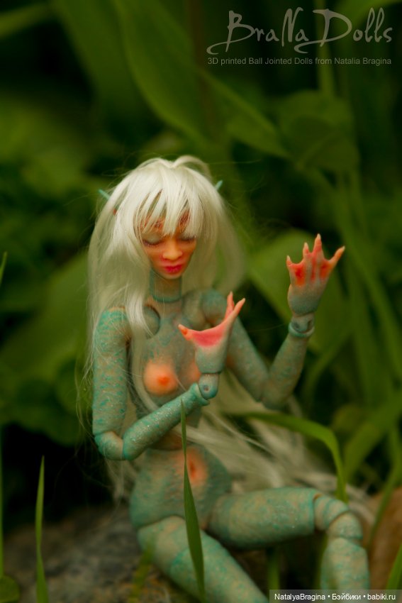Новые русалки 4 — Авторские шарнирные куклы своими руками: лепка