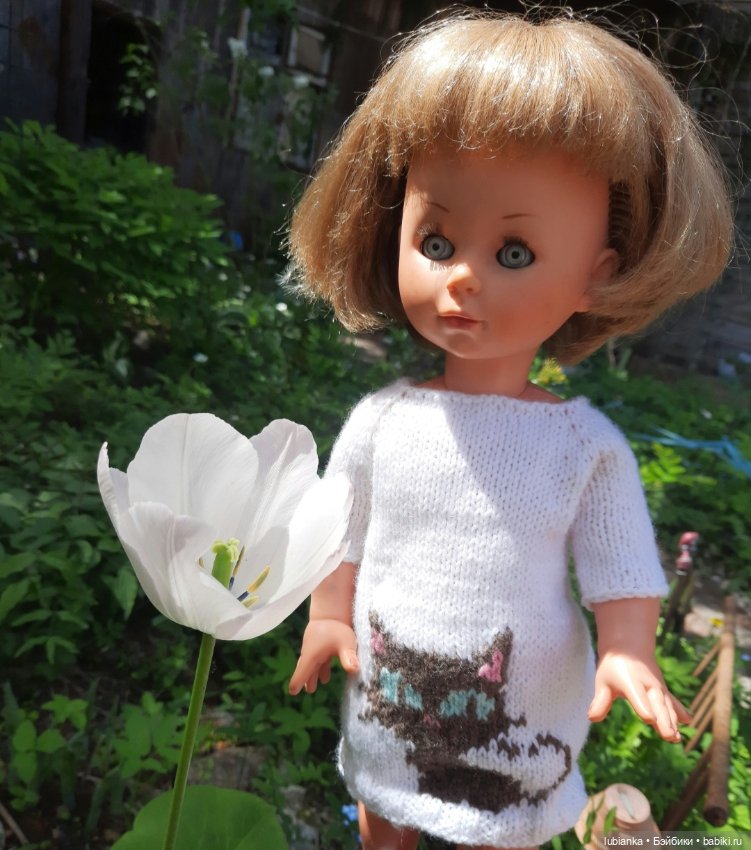 Белое платье и белые цветы🤍🤍 (фото 7)