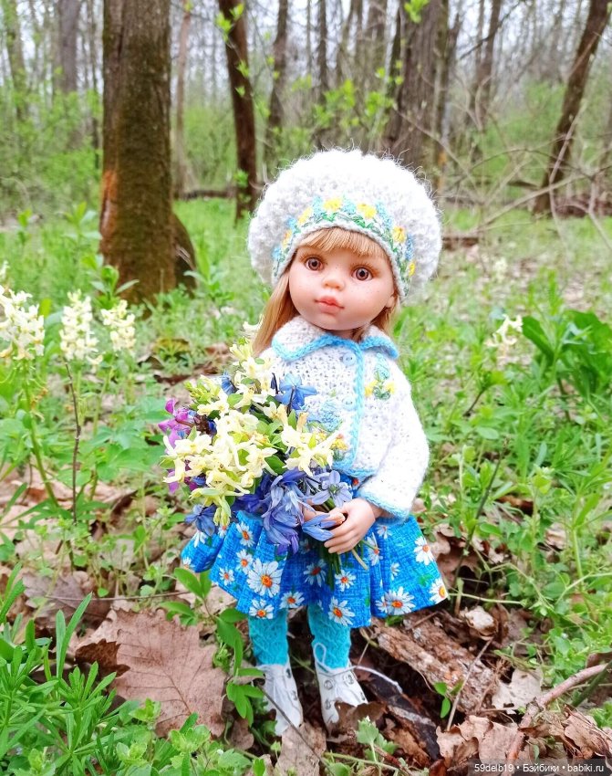 Букет цветов полевых — Одежда и обувь для кукол своими руками: фото
