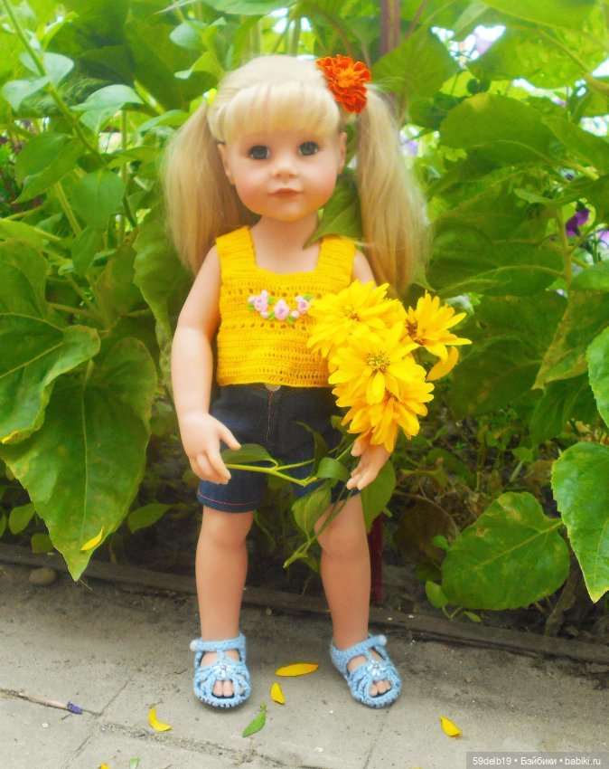 Букет цветов полевых — Одежда и обувь для кукол своими руками: фото (фото 3)