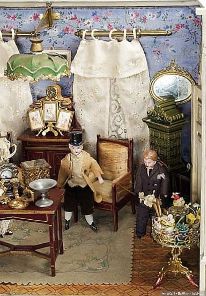 Антикварные и винтажные кукольные печи из керамики