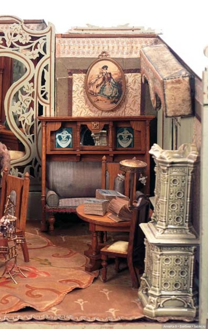 Антикварные и винтажные кукольные печи из керамики
