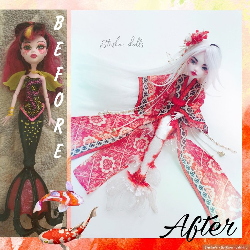 Моя русалка Карп Кои. ООАК МХ (фото 10)