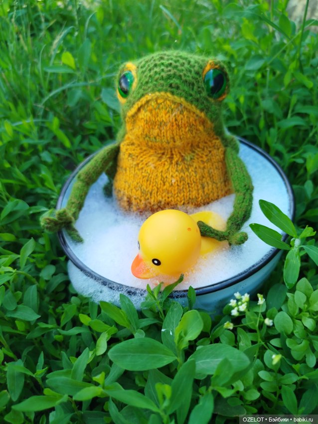 Жабка Пипа — Вязаные игрушки и амигуруми: крючком (фото 6)