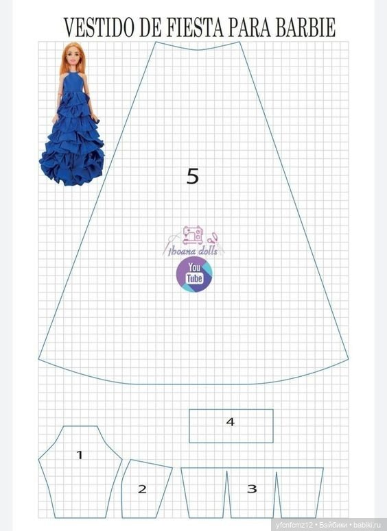 Выкройки для Барби ч. 1 — Выкройки для Барби и фэшн (фото 8)