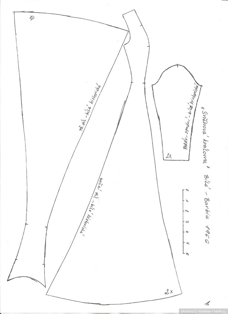 Выкройки для Барби ч.. 2 — Выкройки для Барби и фэшн (фото 3)