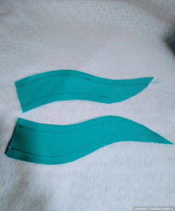 Вечернее атласное платье для барби МК выкройка (фото 6)