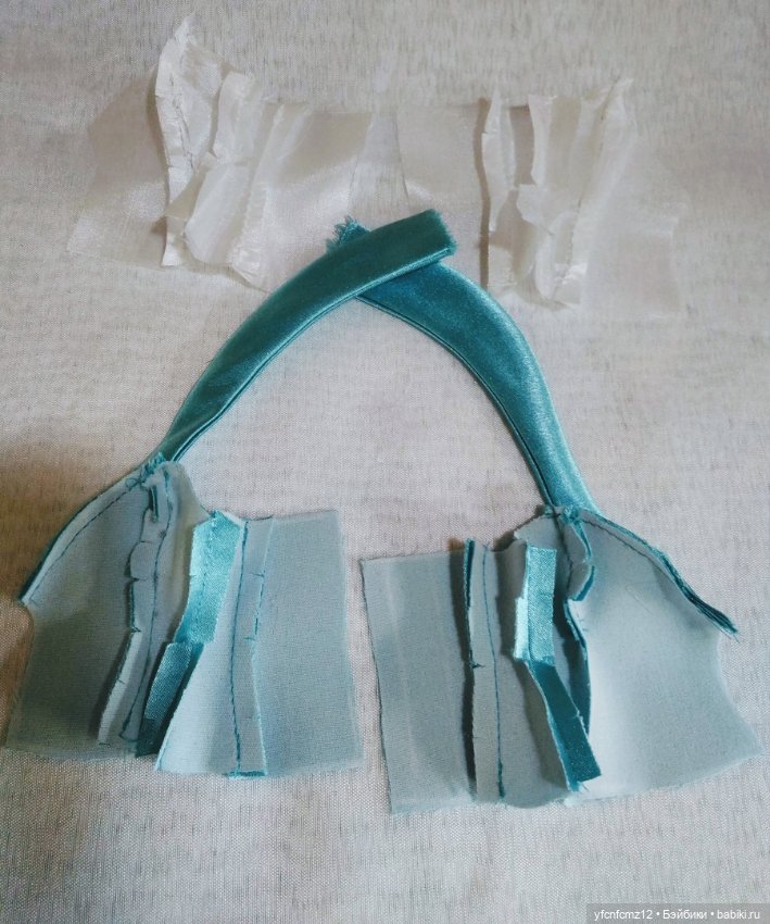 Вечернее атласное платье для барби МК выкройка