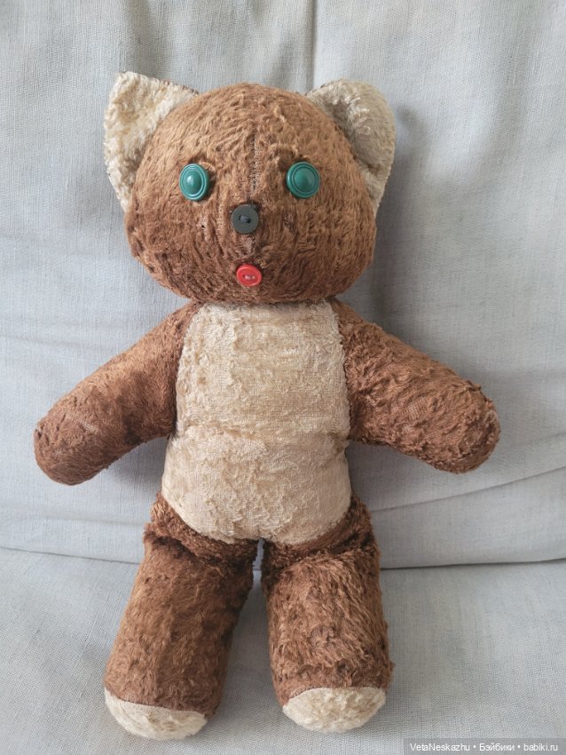Старая плюшевая игрушка — Коллекции винтажных кукол и игрушек: СССР