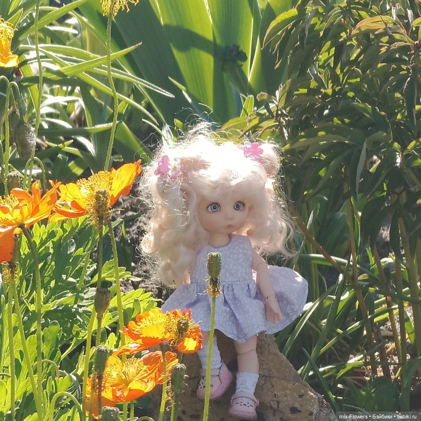 У нас наступило ЛЕТО - прогулка с дюймовочкой Джесси