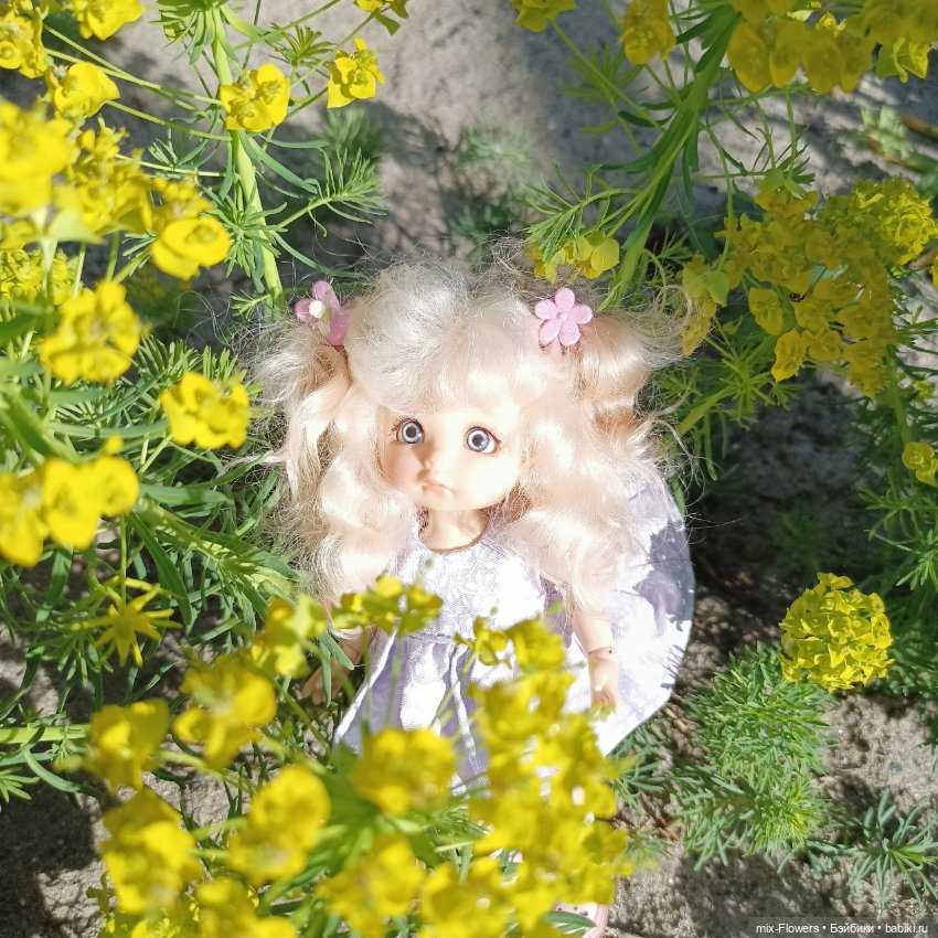 У нас наступило ЛЕТО - прогулка с дюймовочкой Джесси