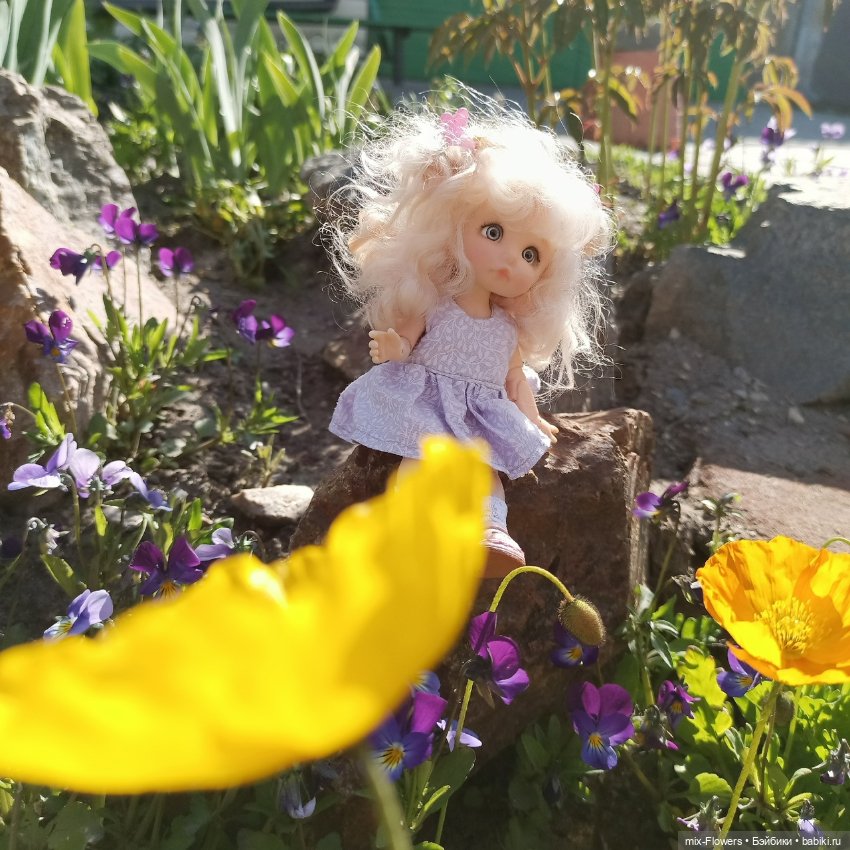 У нас наступило ЛЕТО - прогулка с дюймовочкой Джесси