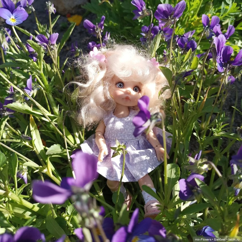 У нас наступило ЛЕТО - прогулка с дюймовочкой Джесси