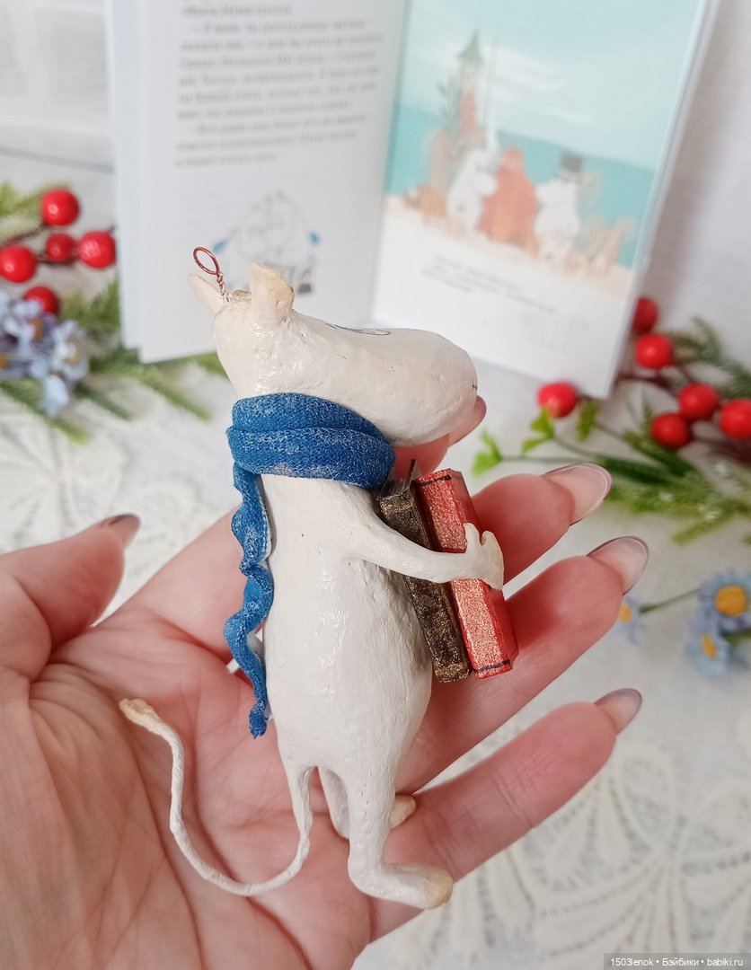 Муми-тролли — Лепка авторских игрушек и папье (фото 7)