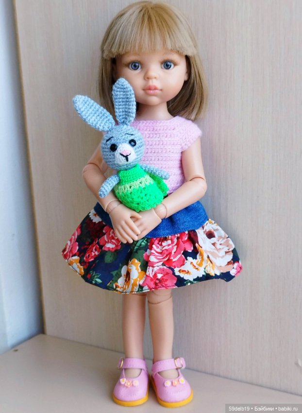 Вязаные зайки для паолочек