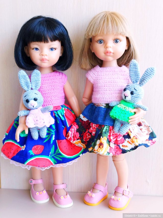 Вязаные зайки для паолочек (фото 5)