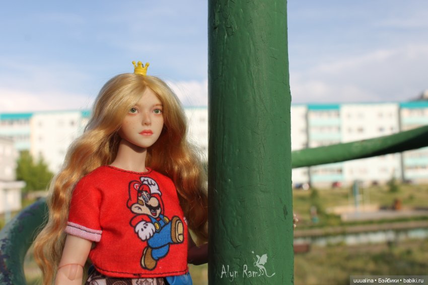 Принцесса Персик ООАК моего авторства экшен