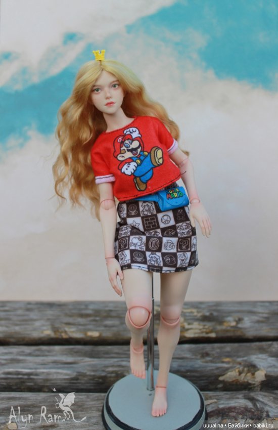 Принцесса Персик ООАК моего авторства экшен (фото 2)