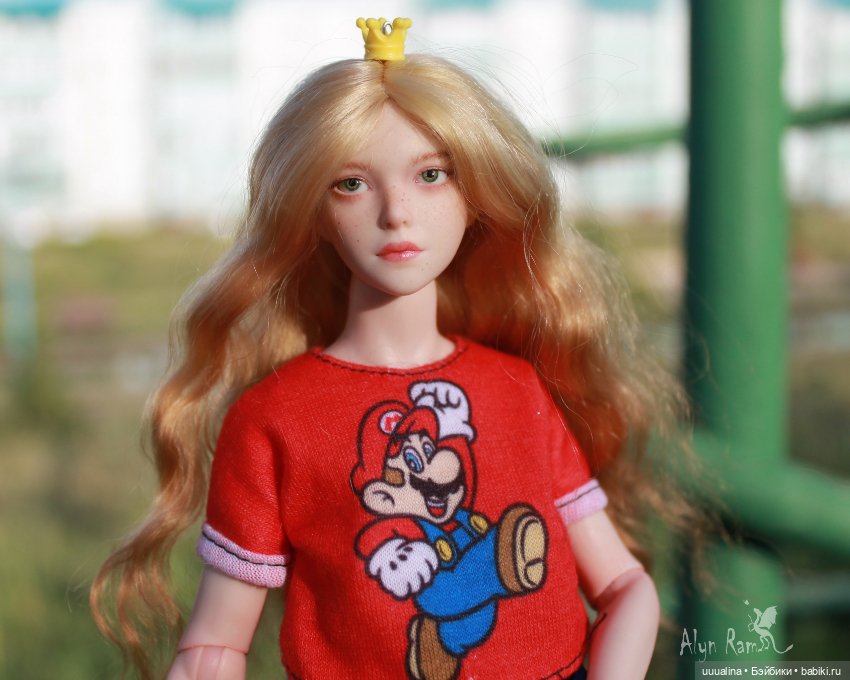 Принцесса Персик ООАК моего авторства экшен (фото 10)