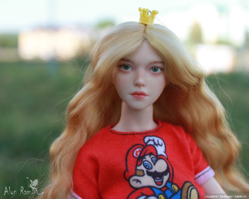 Принцесса Персик ООАК моего авторства экшен (фото 8)