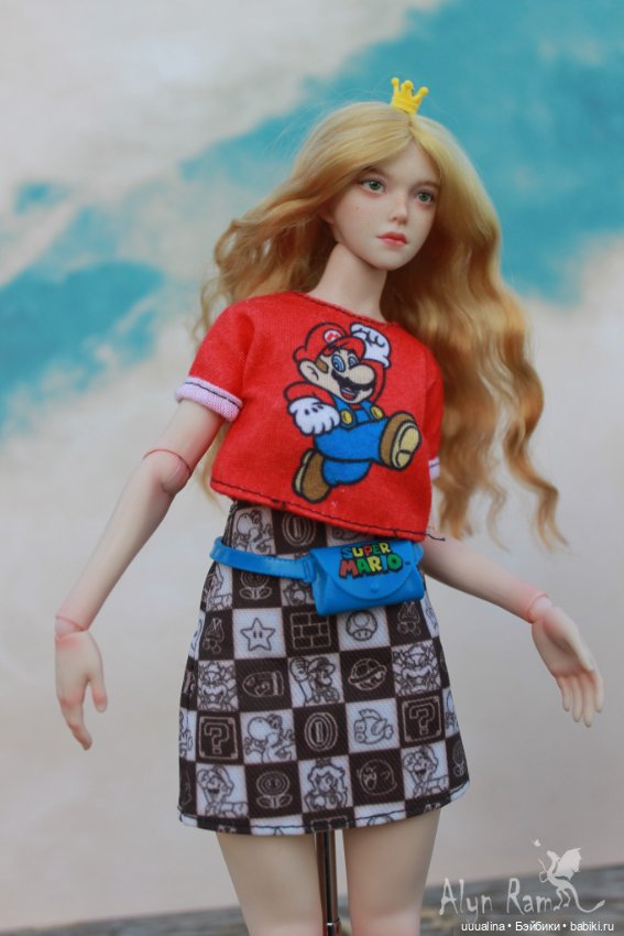 Принцесса Персик ООАК моего авторства экшен (фото 6)