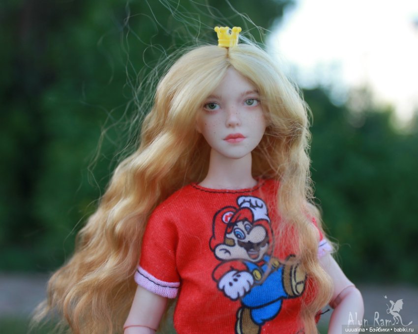 Принцесса Персик ООАК моего авторства экшен (фото 9)