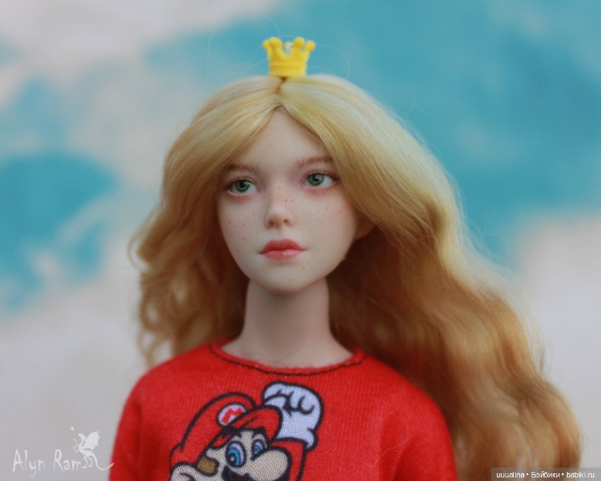 Принцесса Персик ООАК моего авторства экшен (фото 7)