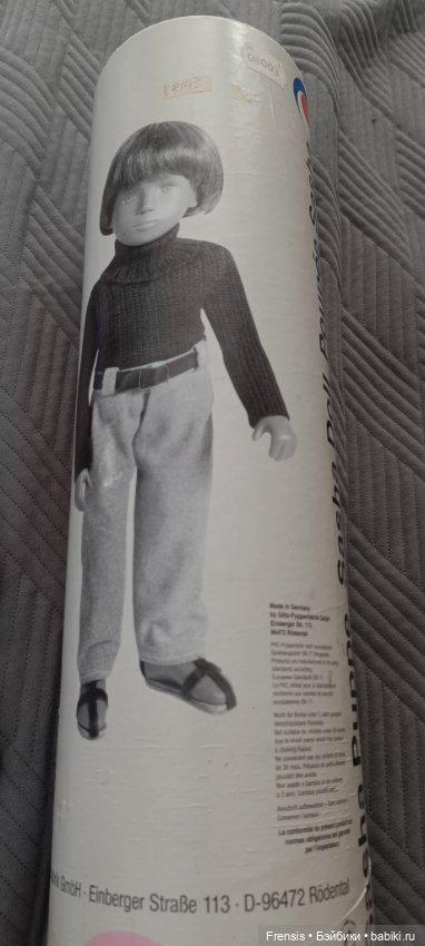 Возможно, самый новенький! Sasha doll Gregor 1995 от Götz и деформация тела куклы (фото 5)