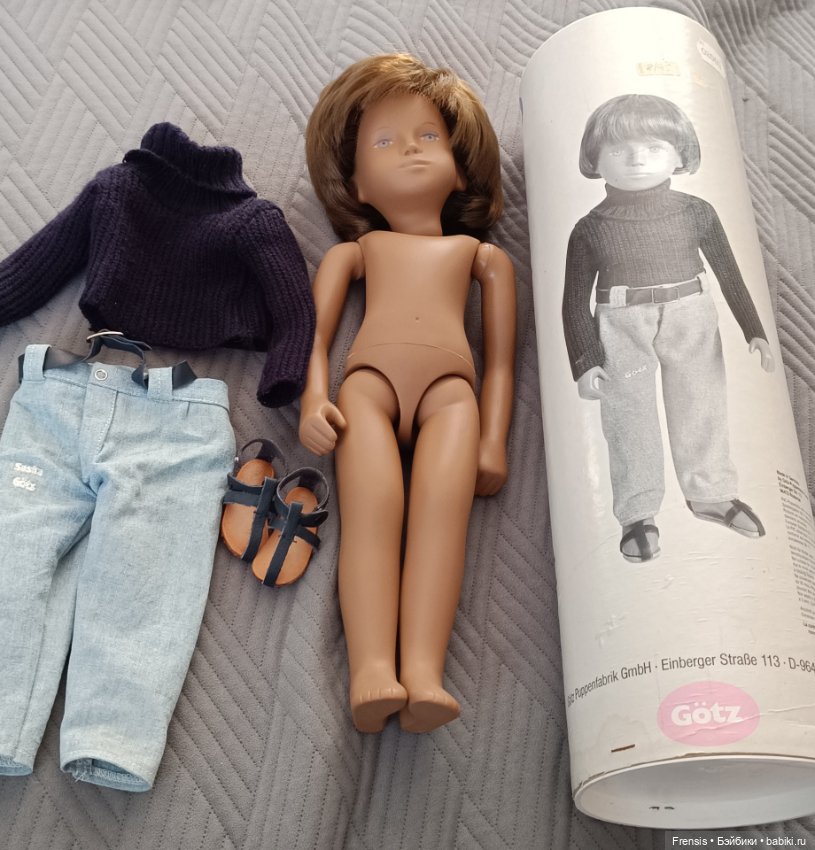 Возможно, самый новенький! Sasha doll Gregor 1995 от Götz и деформация тела куклы (фото 2)