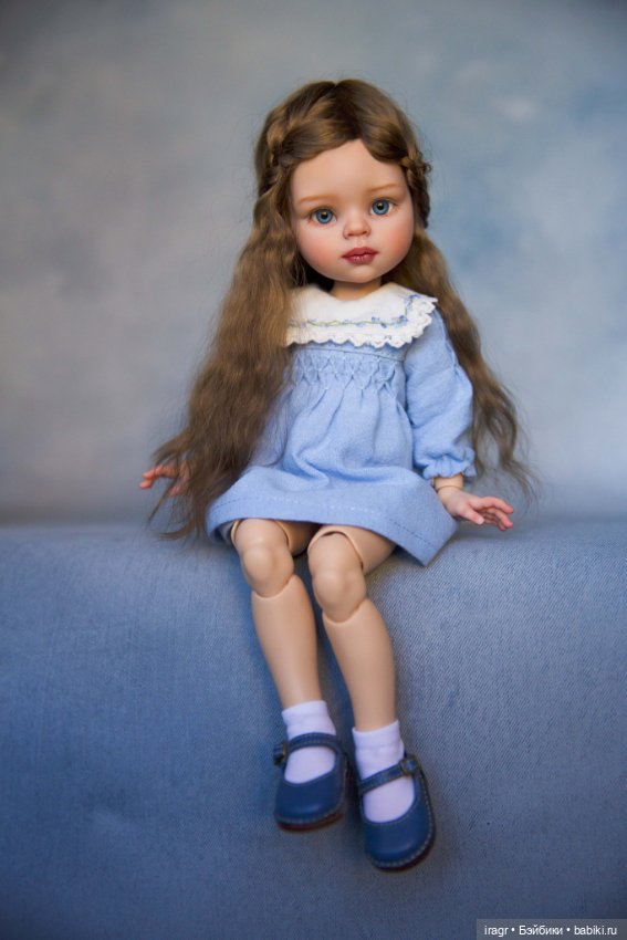 Цвет настроения синий — ООАК Paola Reina (Паола Рейна) и испанских кукол: перерисовка (фото 8)