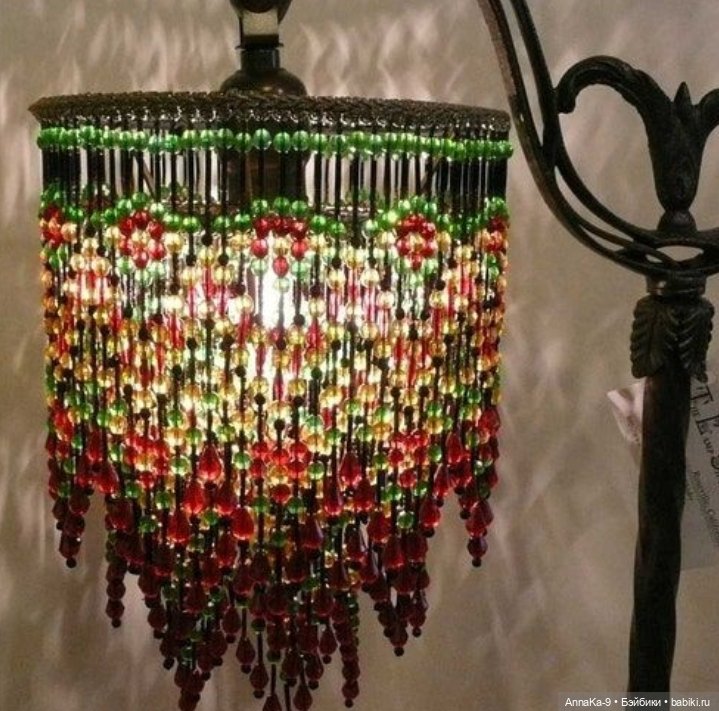 Антикварные люстры, настольные лампы для кукольных интерьеров