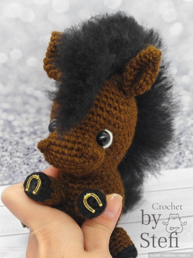 Конь Буран. Сделала без пришивных деталей (фото 10)