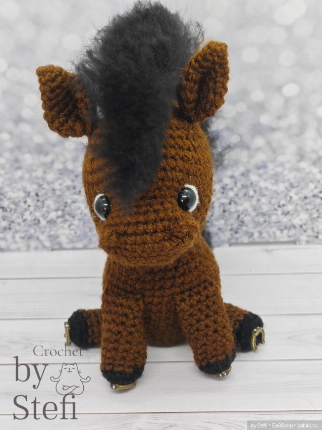 Конь Буран. Сделала без пришивных деталей (фото 2)