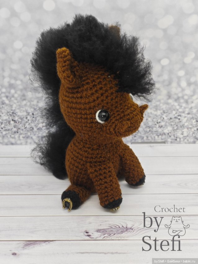 Конь Буран. Сделала без пришивных деталей (фото 4)