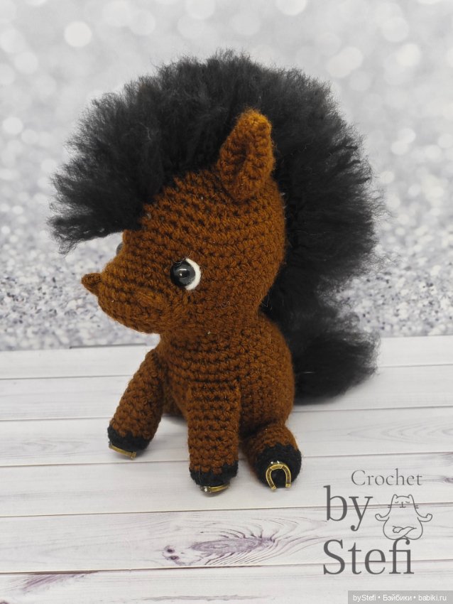 Конь Буран. Сделала без пришивных деталей (фото 3)