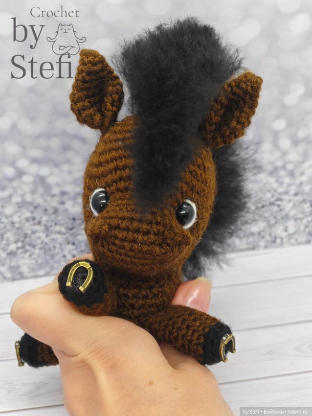 Конь Буран. Сделала без пришивных деталей (фото 6)