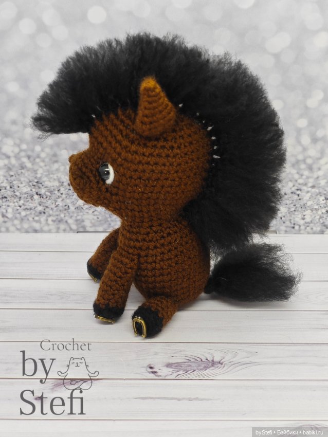 Конь Буран. Сделала без пришивных деталей (фото 5)