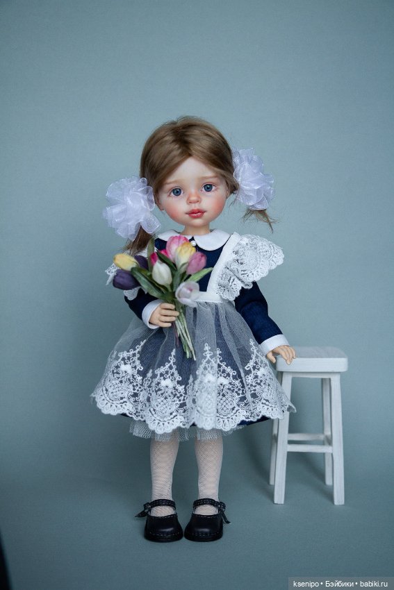 Первоклашка 🔔ООАК куколки Паола Рейна Paola Reina (фото 4)