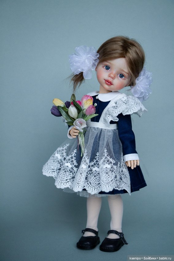 Первоклашка 🔔ООАК куколки Паола Рейна Paola Reina (фото 3)
